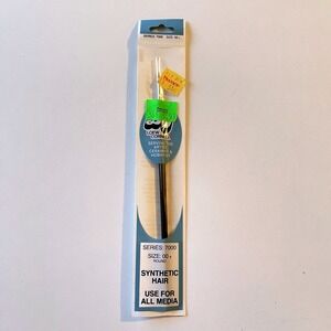 Vintage Loew-Cornell Artist‎ Paint Brush Miniature Series 7000 Size 00 B Round